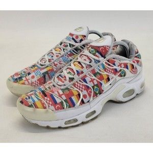 Nike Air Max Plus NIC International Flag Size 9.5 Mens Running Shoes AO5117-100